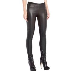 BCBGMaxAzria “Jean” Faux leather pants